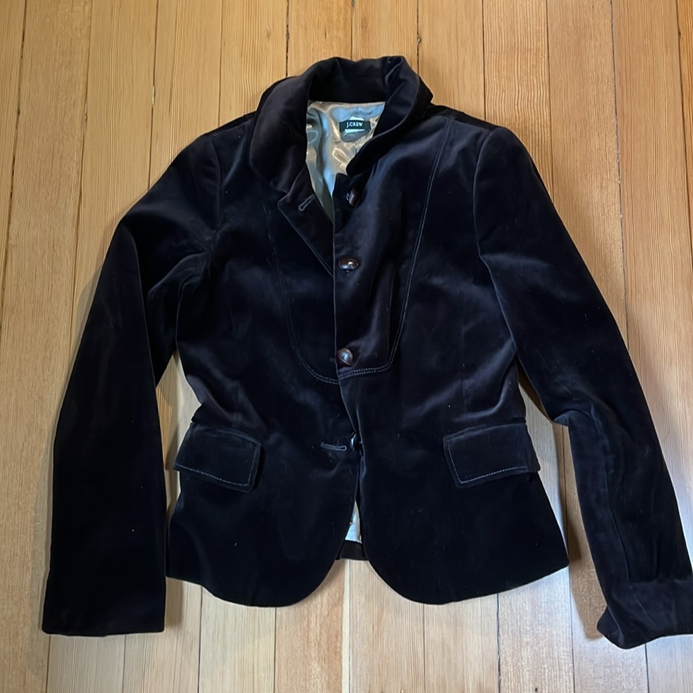 J. Crew Velvet Blazer size 4
